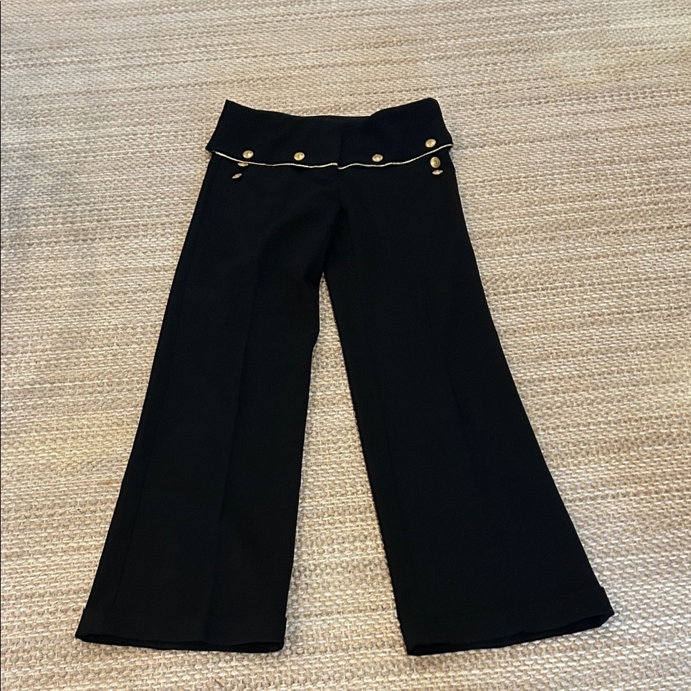 Vintage Cache  Black Bell Bottom pants.  size 2